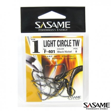 Hameçons SASAME Light Circle Black Nickel
