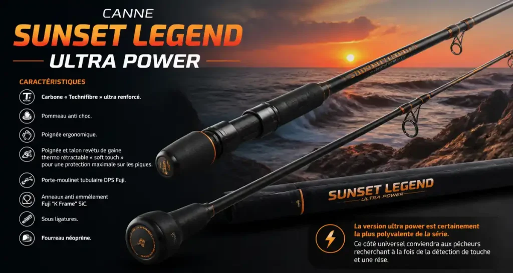 Canne SUNSET LEGEND Ultra Power