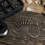 Clipot inox et émerillons pour surfcasting en mer