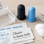 Doigtier médical antidérapant et réutilisable, choix de taille