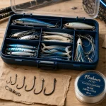 Flashmer 1970 : boîte de leurres et montages de pêche