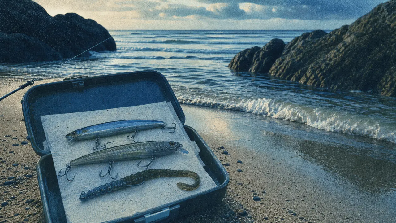 Le bar au leurre depuis le bord : lire les baïnes, choisir le leurre