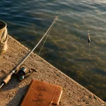 Peche du mulet au pain : canne fine et flotteur discret près de l’eau de port