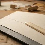 Plioir résine traçant une rainure nette pour pliure sans couper le papier