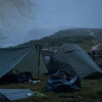 Bivouac Bretagne : tente près d’une zone interdite