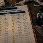 Calendrier des marées 2025 : horaires des pleines mers et coefficients