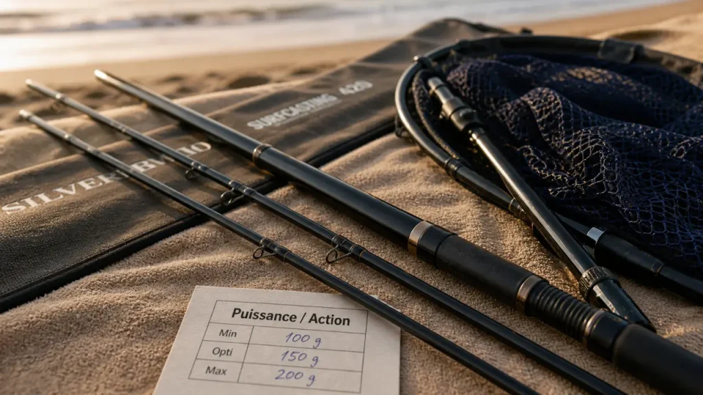 Canne de surfcasting : 4 critères techniques pour gagner en distance et précision