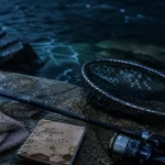 Pêcher poulpe à la turlutte : pause 10-15s, canne et turlutte au quai
