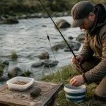 Technique de pêche coup et feeder au bord de la rivière