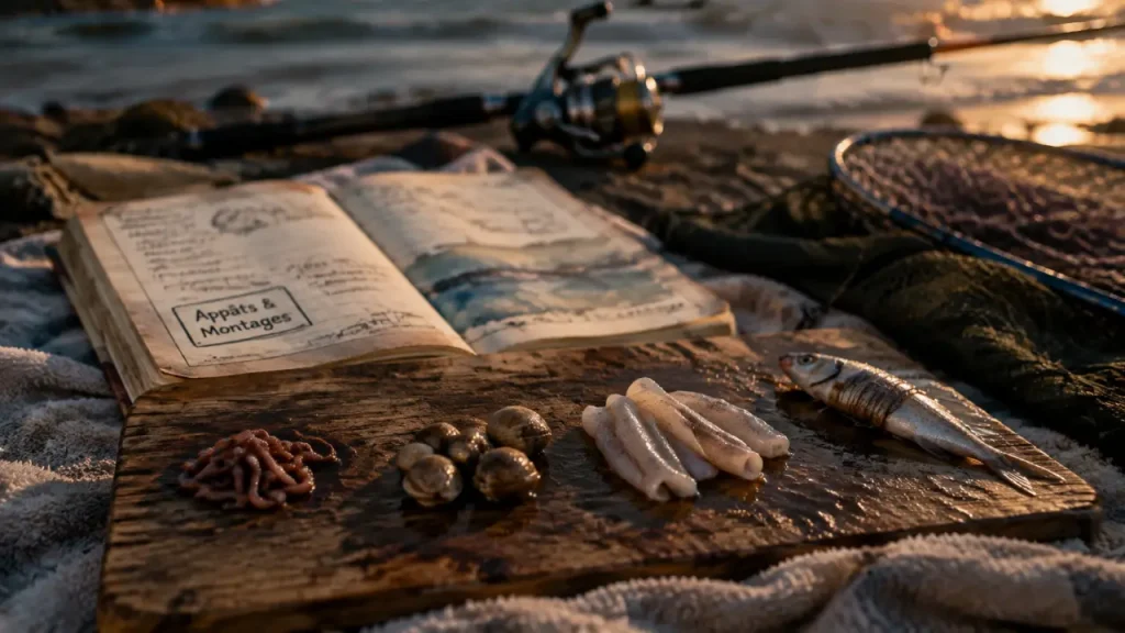 Quel appât de surfcasting choisir selon le poisson, la saison et le montage ?