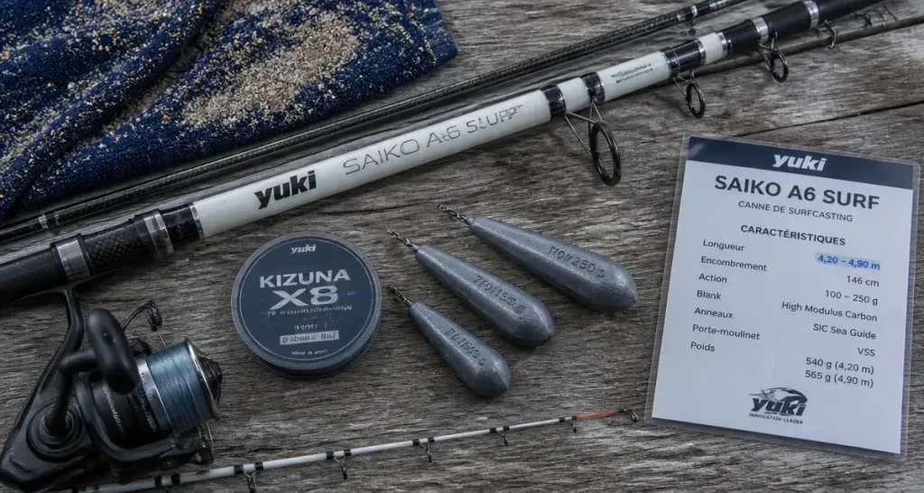 Canne Yuki surfcasting : quelle longueur et quelle puissance selon votre plage ?