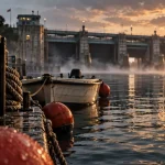 Horaire des marées en Rance et barrage de Saint-Malo, vannes sur la Rance