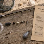 Montage surfcasting anti-emmêlements, coulissant et émerillon pour pêche en mer