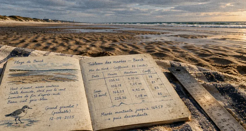 Horaire des marées à Berck : lire coefficients et hauteurs pour ne jamais se faire piéger par la mer