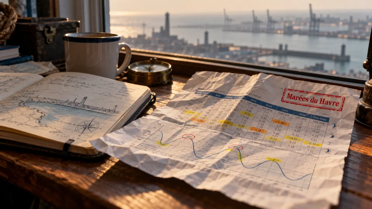 Horaires des marées au Havre : tableau de marées et hauteur d’eau