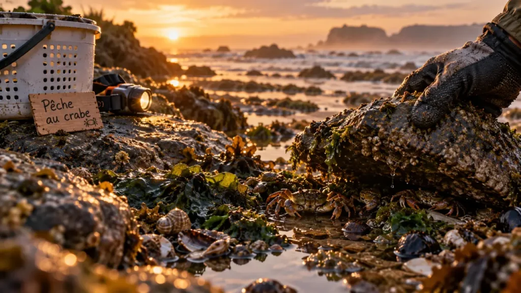 Pêche au crabe en bord de mer : du ramassage à l’eschage pour la daurade